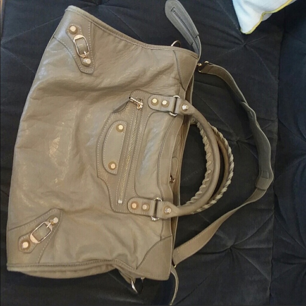 Balenciaga lamb skin Giant City Bag